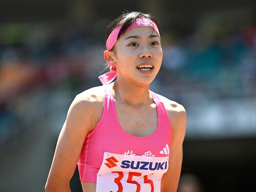 高２の久保凛は、今春の日本GPシリーズで存在感を見せた　Photo by 中村博之
