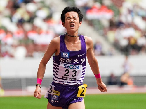 桑田駿介は臆することなく関東インカレで奮闘を見せた　photo by Wada Satoshi