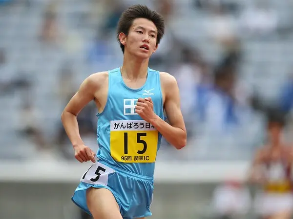 大学１年時、関東インカレを走る關颯人　Photo by AFLO SPORT