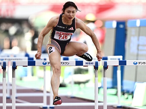 福部は予選から好記録を出し、準決勝で参加標準を突破した