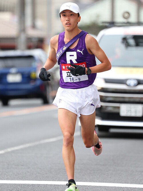 立教大学駅伝部でキャプテンを務める４年生の安藤圭佑（写真は第100回箱根駅伝）Photo by AFLO