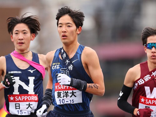 三大駅伝で安定した走りを見せ続けてきた小林　photo by AFLO