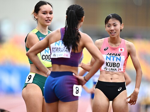 初出場となった8月のU20世界選手権800mでは６位入賞を果たした　photo by Tsutomu Kishimoto