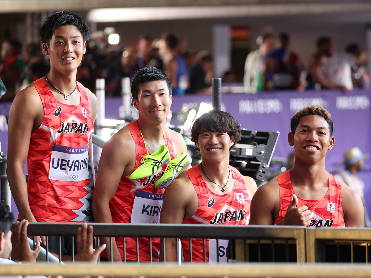 【パリオリンピック男子4×100mリレー】2走にサニブラウンを抜擢 5着もメダルに0秒17差と今後への可能性を証明