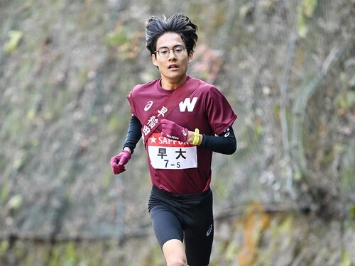 「山の名探偵」として箱根５区の代名詞になりつつある早大・工藤　photo by AFLO