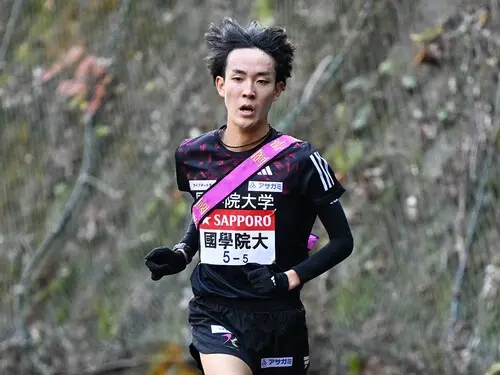来年度の國學院大のエース格として期待される高山豪起　photo by AFLO