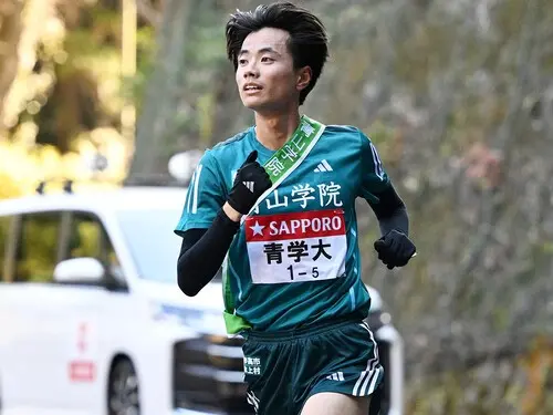 青学大・若林は大学4年間で５区を3回走り、それぞれ往路優勝＆総合優勝に貢献した　photo by AFLO