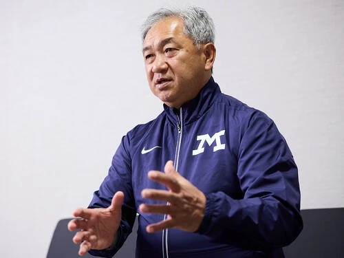 大志田監督は選手の自主性こそが強くなるための源と説く　photo by Murakami Shogo