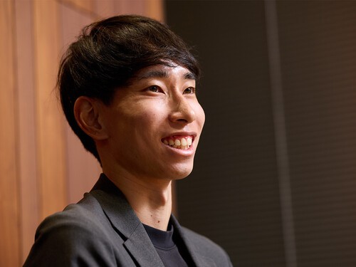 青学大時代、GMOでの競技生活を振り返る森田歩希　photo by Murakami Shogo
