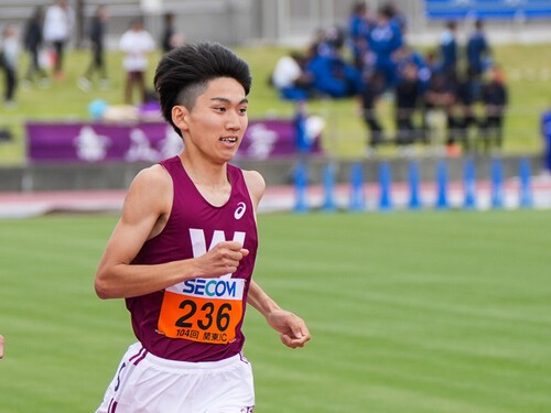 早実出身の山田はスピード型だが、長い距離にも対応できる　photo by Wada Satoshi