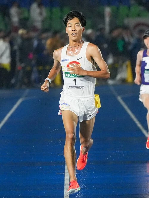 トラック、駅伝シーズンともに貪欲に上を目指す中大・溜池一太　photo by Wada Satoshi