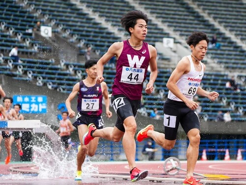 3000m障害と三大駅伝での活躍を目標に掲げる佐々木　photo by Wada Satoshi