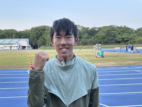 ７月25日開幕のインターハイは1500mと5000mの二種目に出場予定　photo by Sato Shun