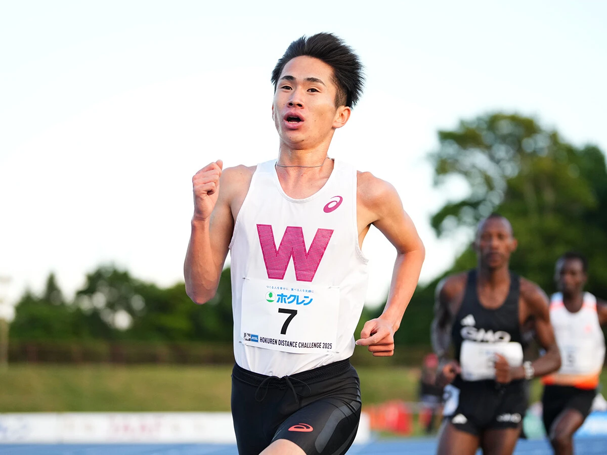 学生最後の駅伝シーズンに意欲を見せる早大・山口智規　photo by AFLO