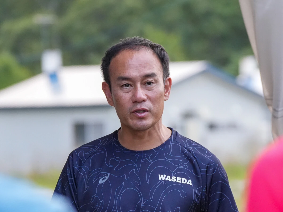 早大で４シーズン目を迎えた花田勝彦・駅伝監督 photo by Wada Satoshi