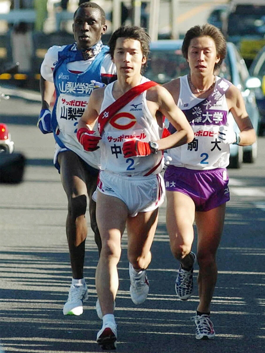 ４年時に念願の２区を走り区間賞獲得した中大・藤原正和（中） photo by 代表撮影/時事通信