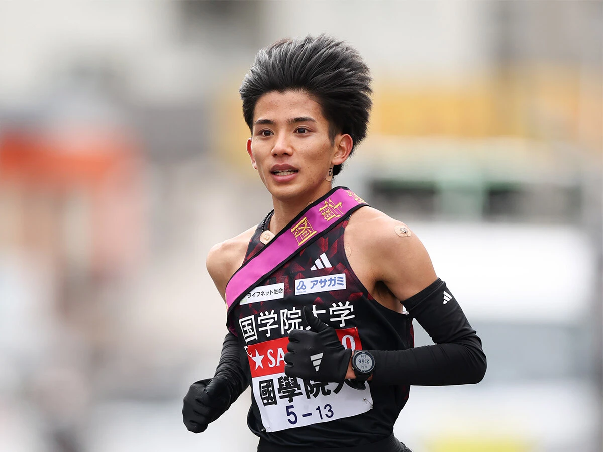 今季は主将を務める上原琉翔をはじめ、「ジョーカー５人」が國學院大の中軸 photo by SportsPressJP/AFLO