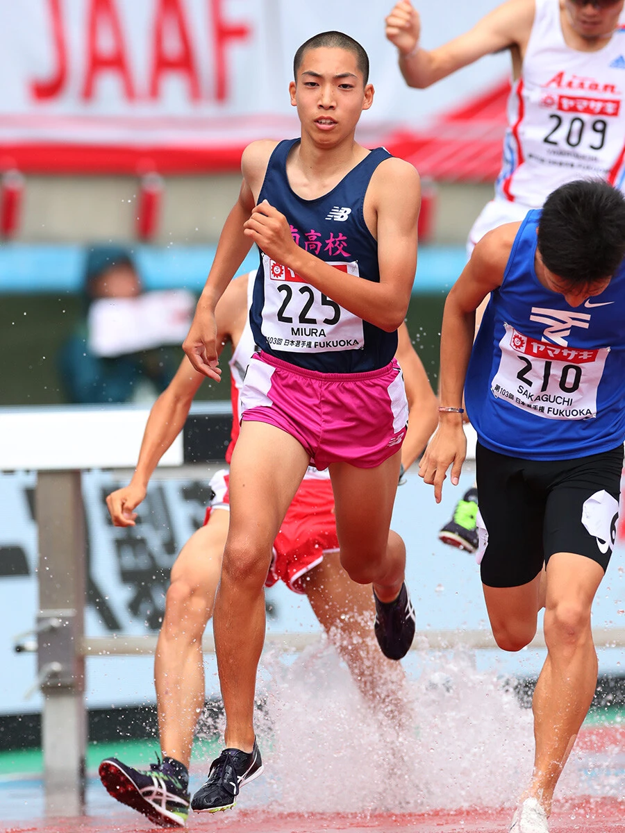高３時には日本選手権などで