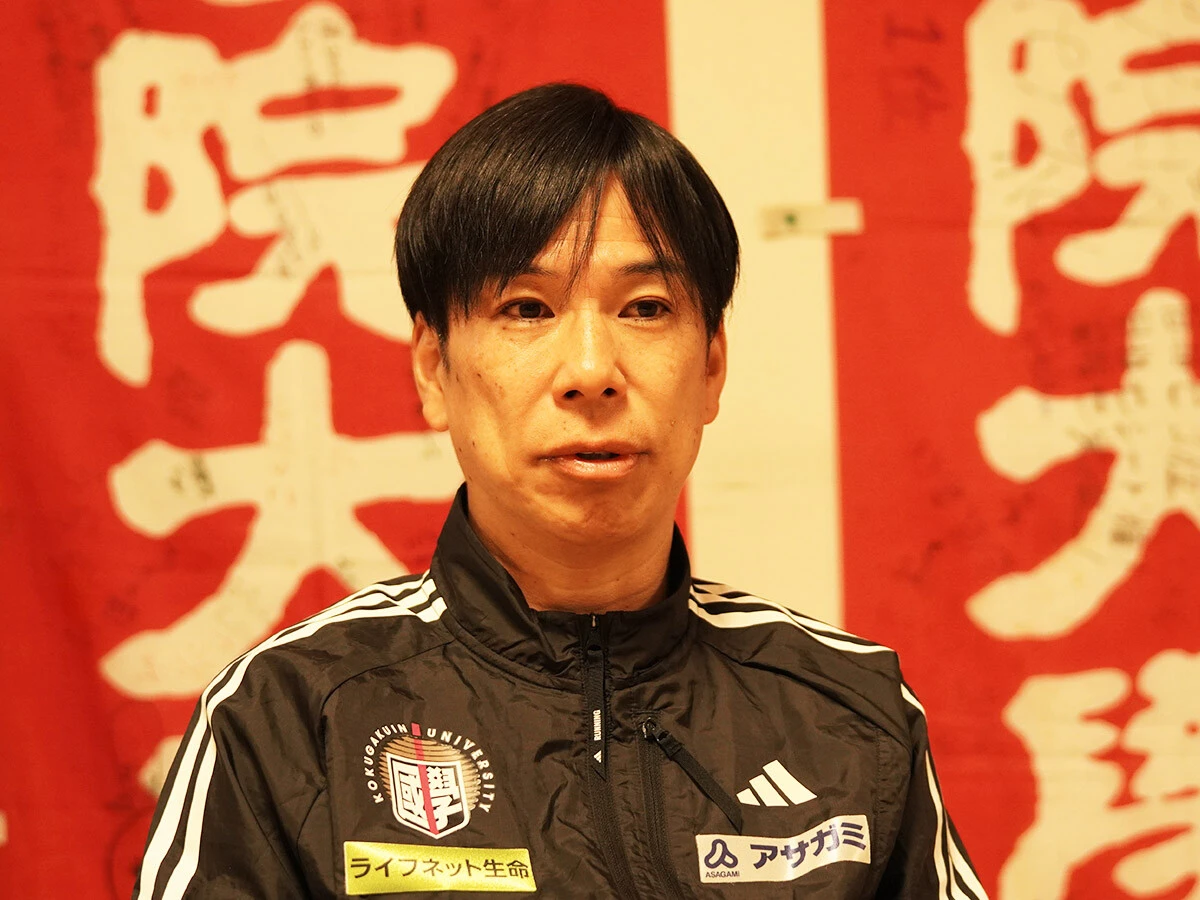 全日本から箱根までの調整法を変えたことが奏功したという國學院大・前田康弘監督 photo by Sportiva