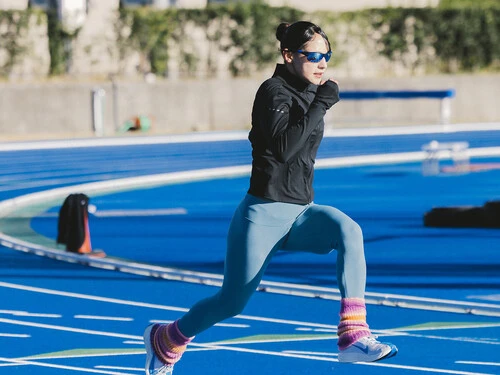 世界陸上後のオフ期間に少しずつ元気を取り戻した青木アリエphoto by Naozumi Tatematsu
