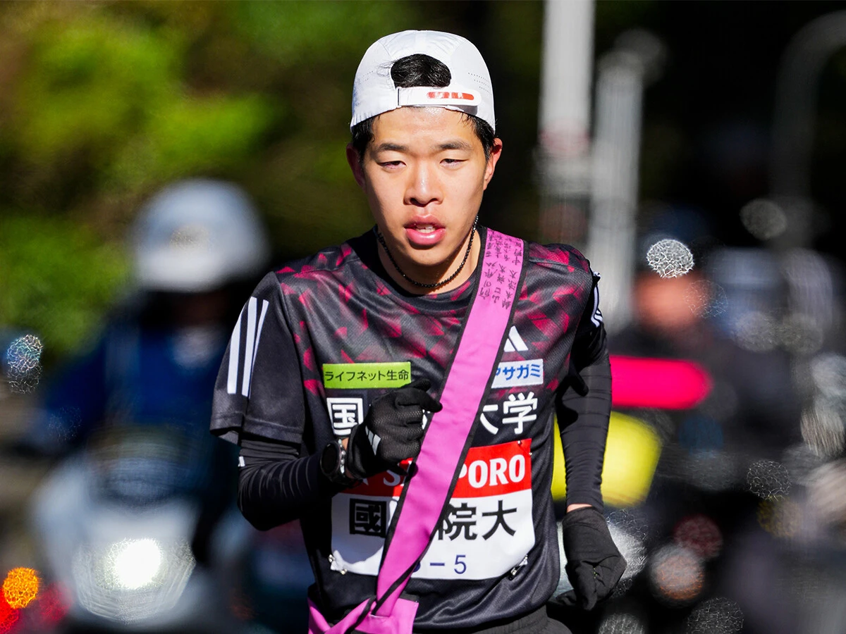 ５区区間４位の走りで国学院大に勢いを与えたルーキー・髙石樹 photo by Tsutomu Kishimoto