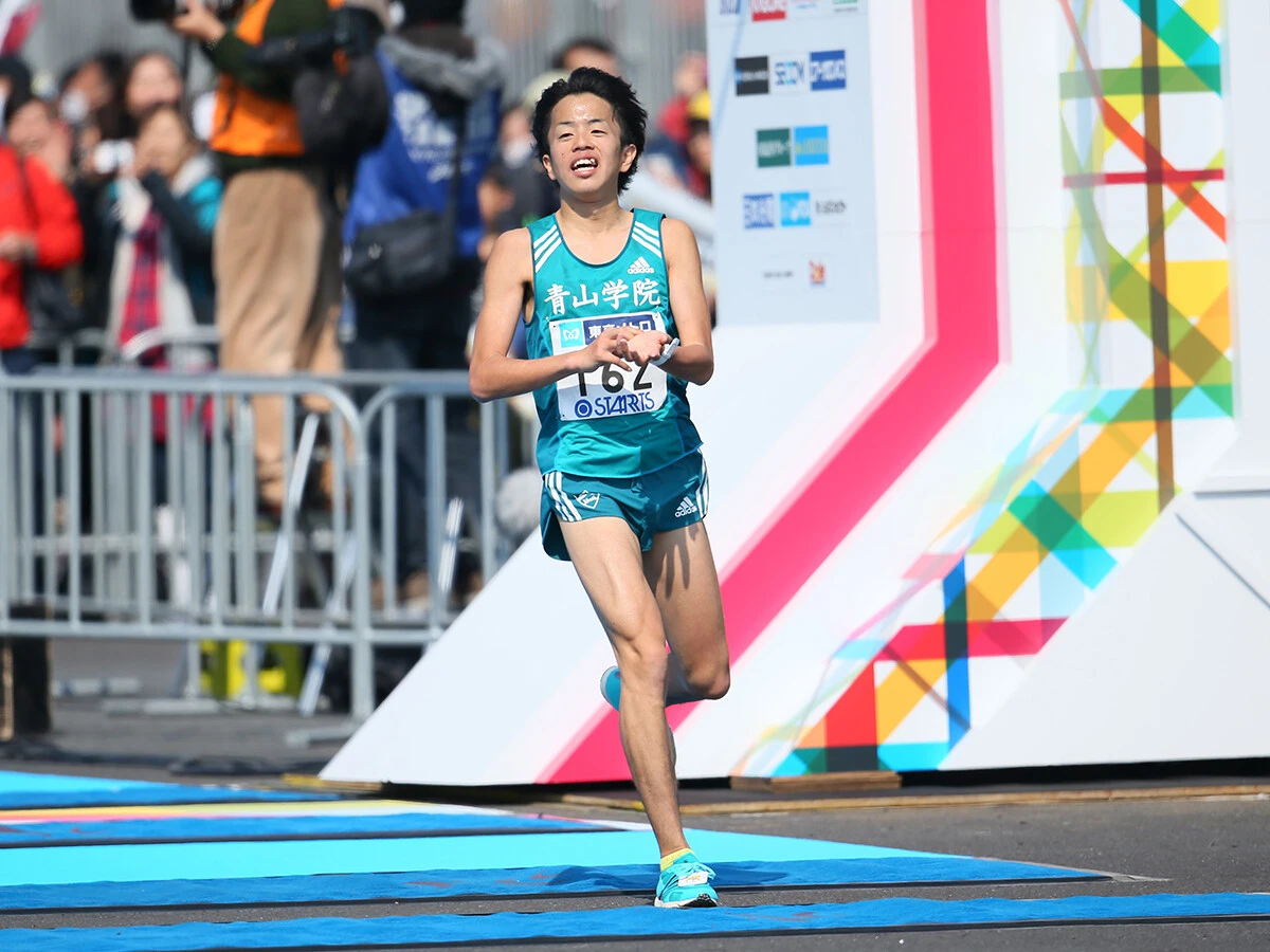 2016年の東京マラソンで10代日本人マラソン最高タイムで学生トップとなった下田裕太 photo by YUTAKA/アフロスポーツ