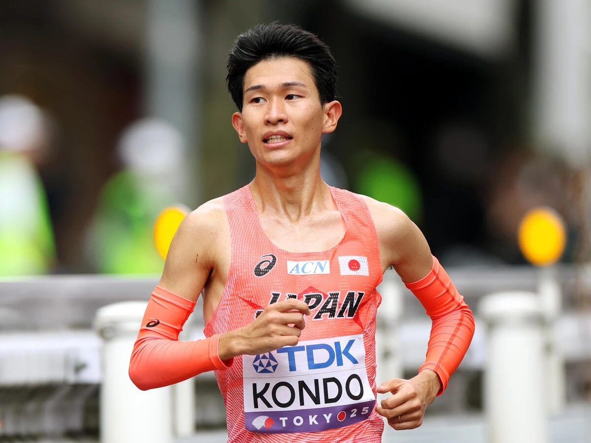 昨夏の東京での世界陸上では40km付近まで先頭集団に食らいついた　photo by Aflo