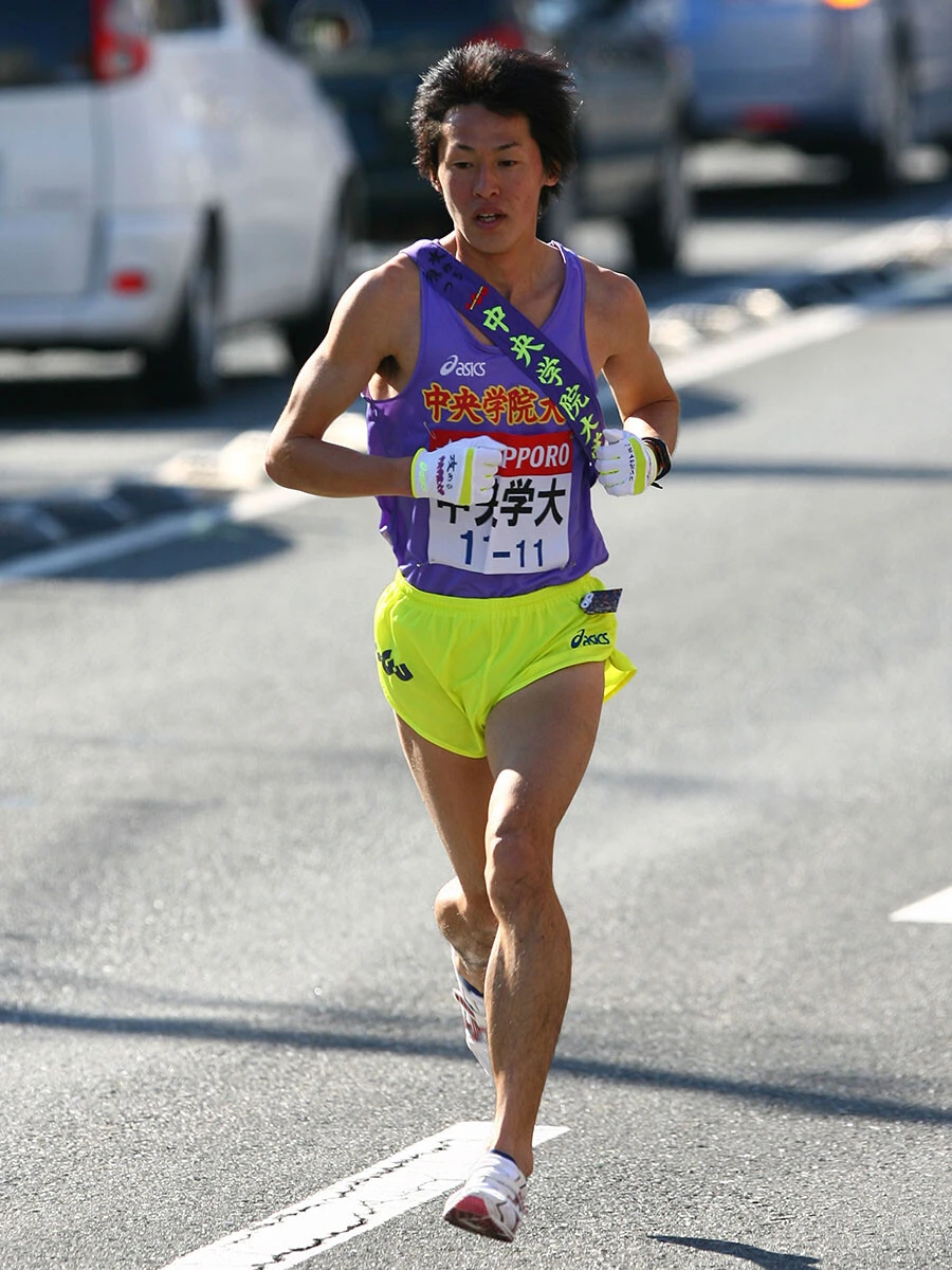 ４年時には９区区間新＆区間賞の走りで総合３位に貢献した中央学大・篠藤淳 photo by AFLO SPORTS