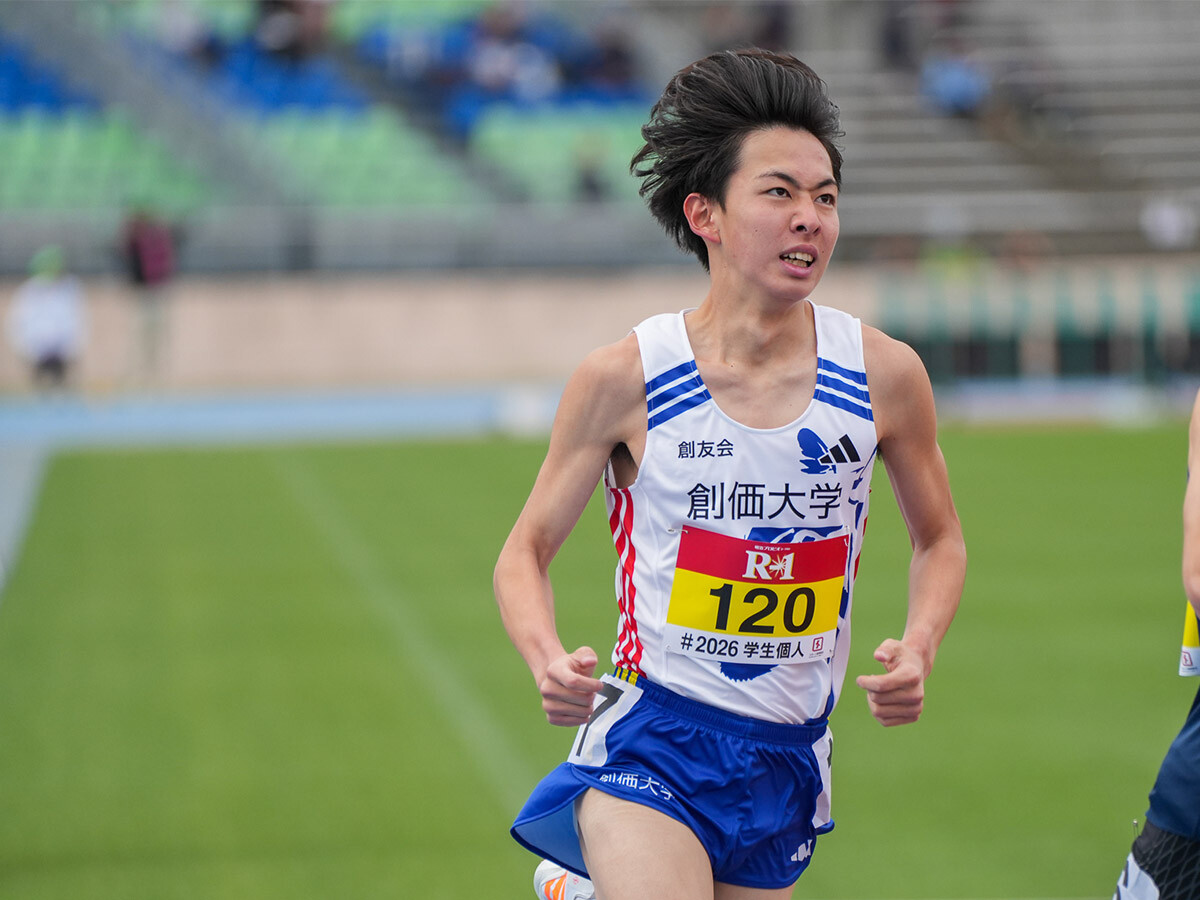創価大は5000m13分台ランナーが６名入学し力を見せている（写真は田村幸太） photo by Satoshi Wada