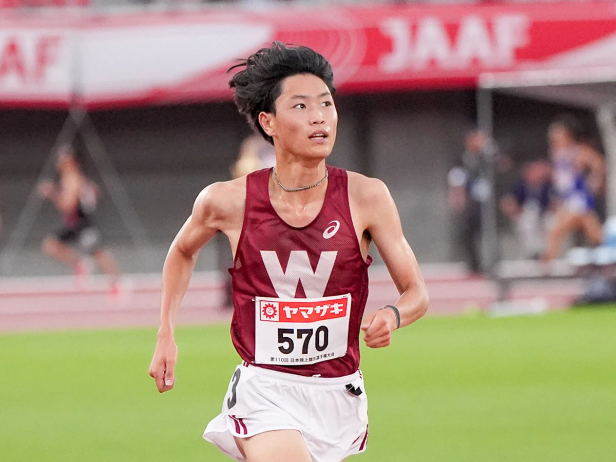 ４位に入り、２年連続で大学生最上位となった早大２年・鈴木琉胤　photo by Satoshi Wada