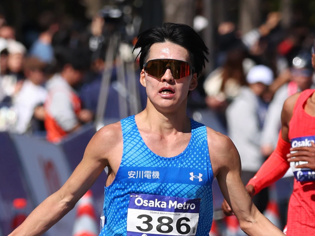 大阪マラソンで２時間06分51秒という好タイムをマーク　photo by YUTAKA/AFLO SPORT