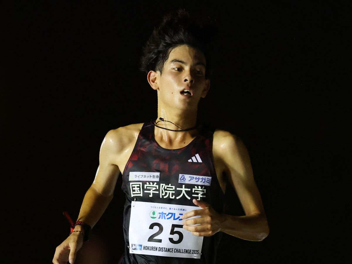 國學院大の野中恒亨（４年）はエースとして主将としてチームを牽引する　Photo by Aflo