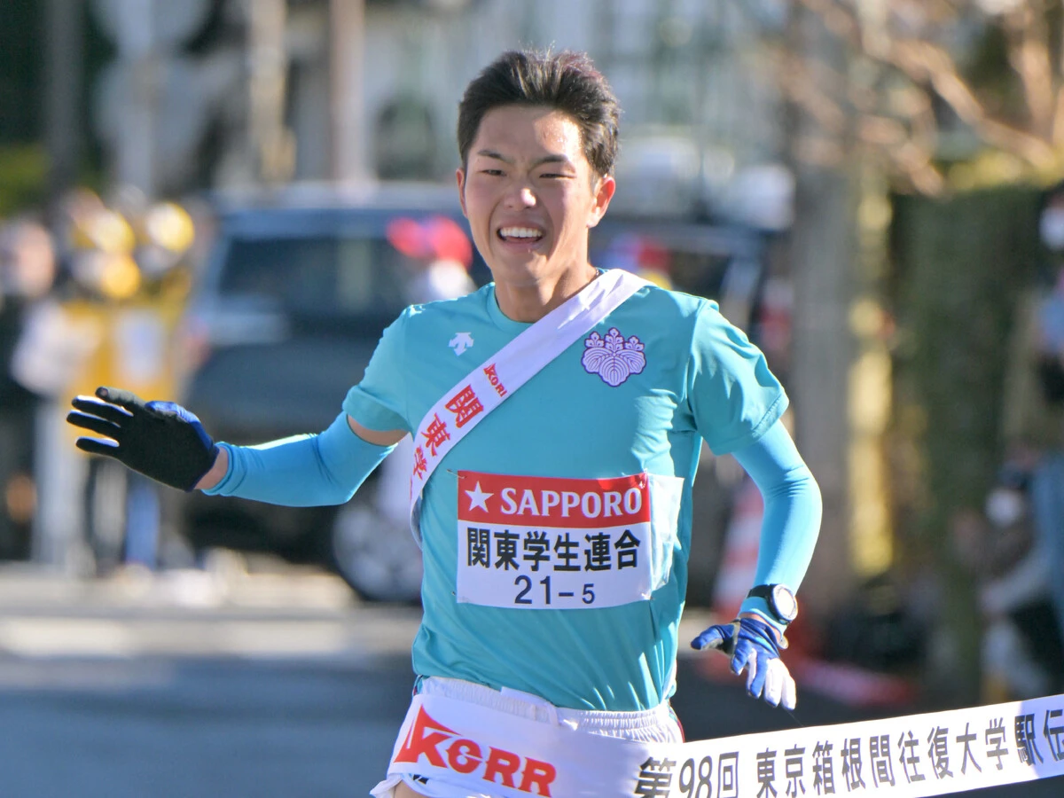 筑波大３年時に関東学生連合の一員として５区を走った　photo by Jiji Press Photo