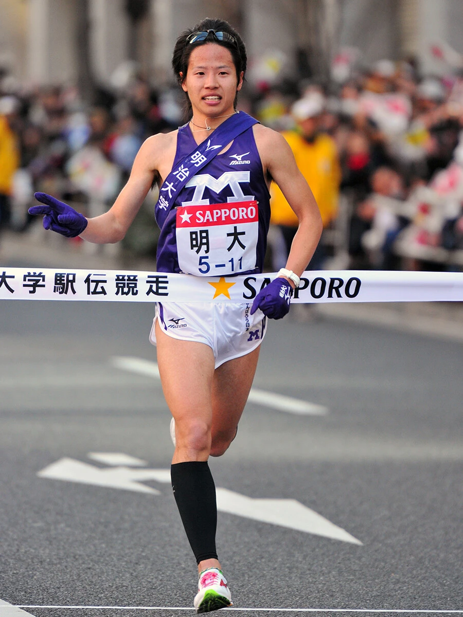 大学４年間で明大を再び強豪校の地位に押し上げた鎧坂哲哉　photo by 築田純/アフロスポーツ
