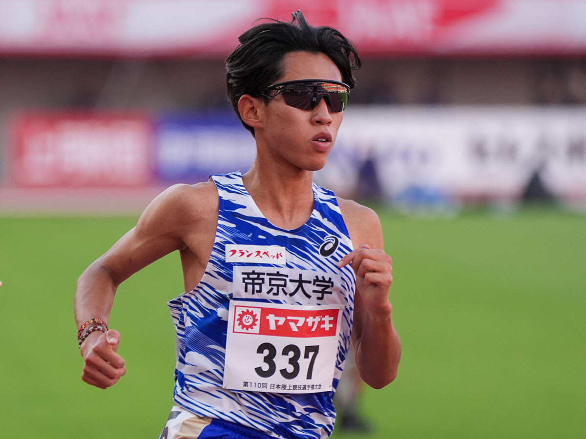 帝京大・楠岡由浩が箱根駅伝の悔しさを糧に日本選手権5000mで躍動　チームの歴史を切り開くエースの意地