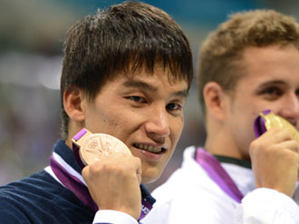 【水泳】松田丈志が銅メダル。「北京以来、快心のレースができた」