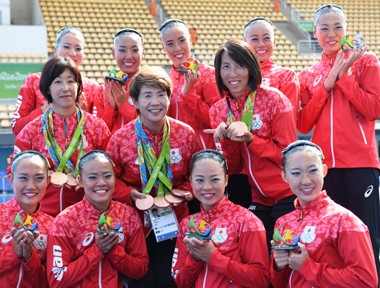 日本シンクロ女子 恐怖の練習 で取り戻したチーム銅メダル 水泳 集英社のスポーツ総合雑誌 スポルティーバ 公式サイト web sportiva