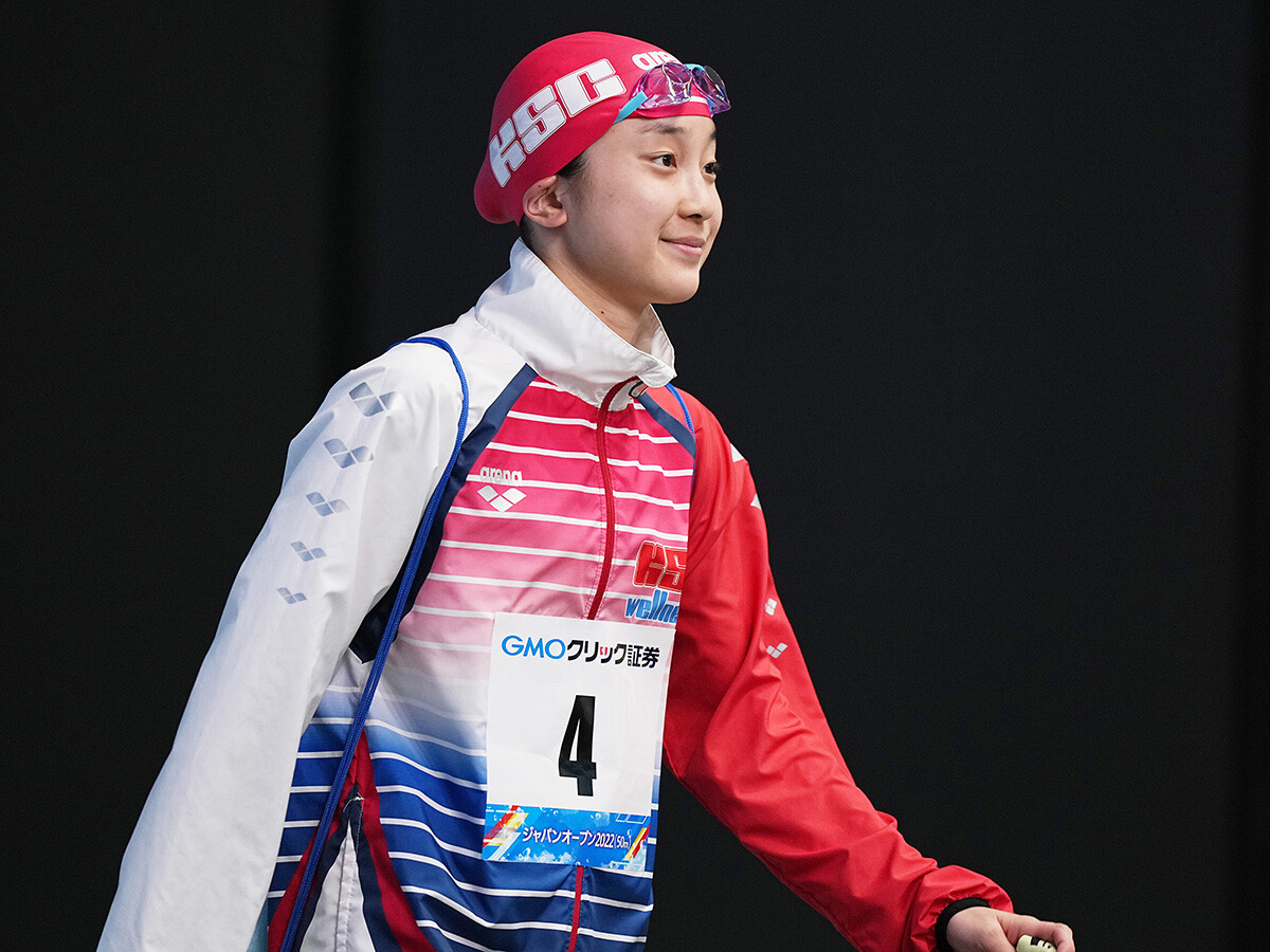 競泳界に現れた新星・16歳の成田実生。ジュニアで結果を残し、今年はシニアの舞台で羽ばたく