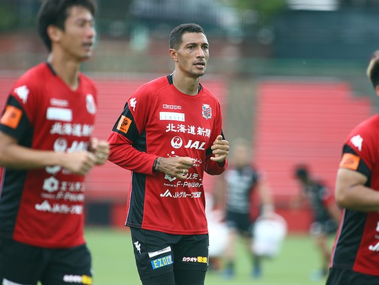 Jay Bothroyd playing as a striker for J1 League club Hokkaido Consadole Sapporo