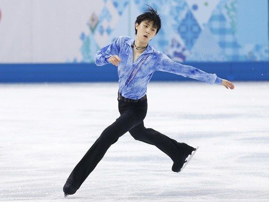 Yuzuru Hanyu at the 2014 Winter Olympics in Sochi