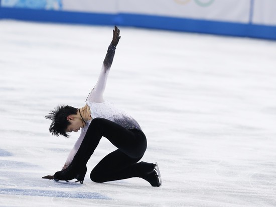 Yuzuru Hanyu at the 2014 Winter Olympics in Sochi