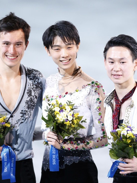 Hanyu won the gold at the 2014 Winter Olympics in Sochi