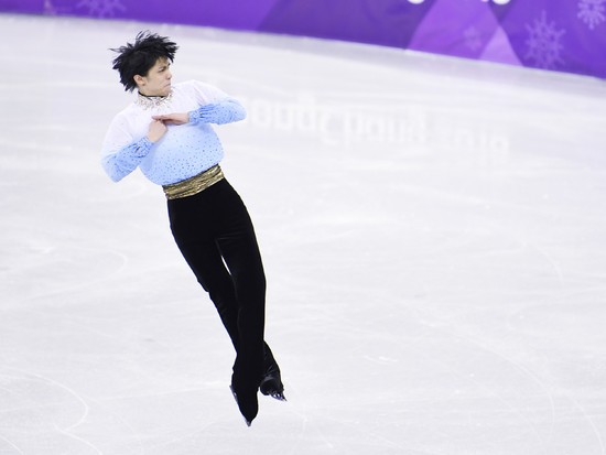 Yuzuru Hanyu at the 2018 Winter Olympics in Pyeongchang
