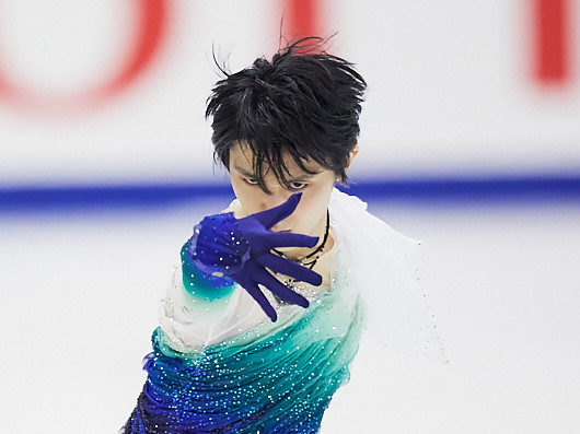 Yuzuru Hanyu builds a total package, combining skating and jumping.