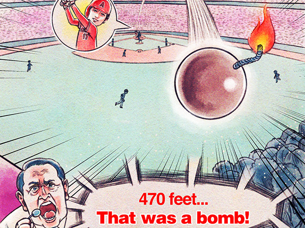 【スポーツ頻出英語】MLB実況で聞く「bomb(爆弾)」って何を指す?