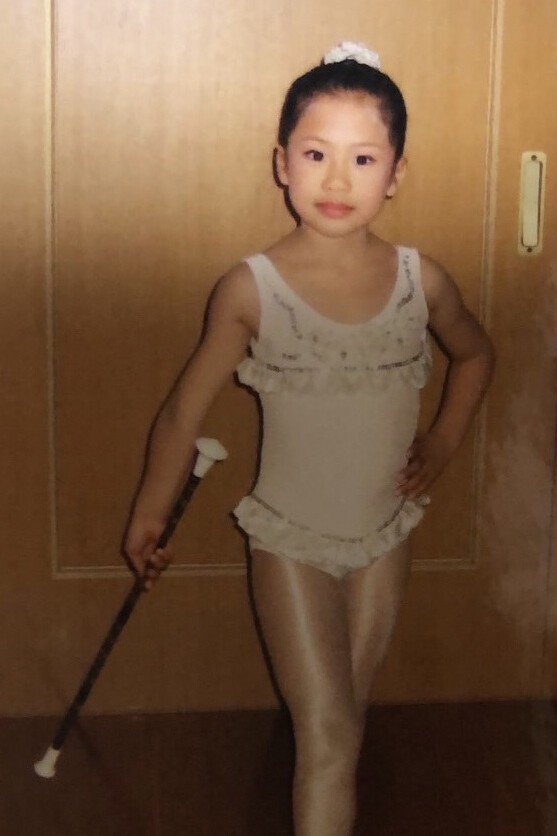 子どもの頃から11年間。バトントワリングに打ち込んだ 写真／本人提供