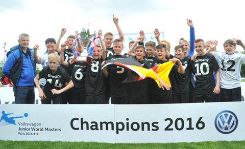 優勝したドイツチームの子どもたち