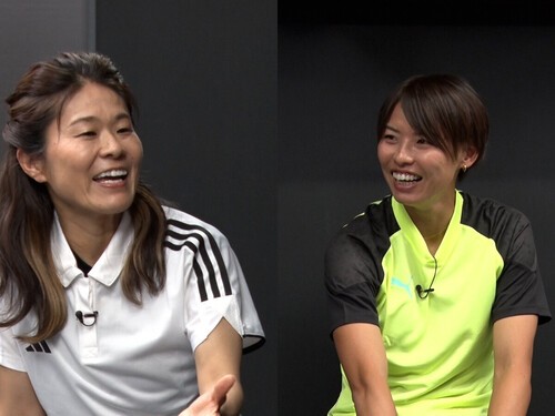 新旧キャプテンの澤穂希さんと熊谷紗希選手が語り合った