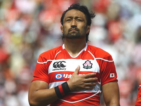 ラグビー日本代表歴代最多キャップを誇る大野氏　photo by Saito Kenji　ⓒJRFU