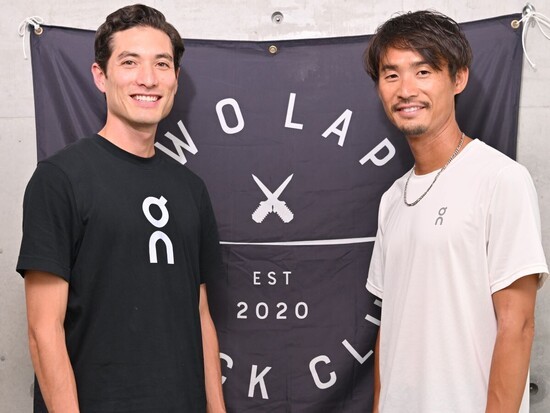 オン・ジャパンのオステアー クリストファー氏（左）とTWOLAPS代表の横田真人氏（右）　photo by Kishiku Torao